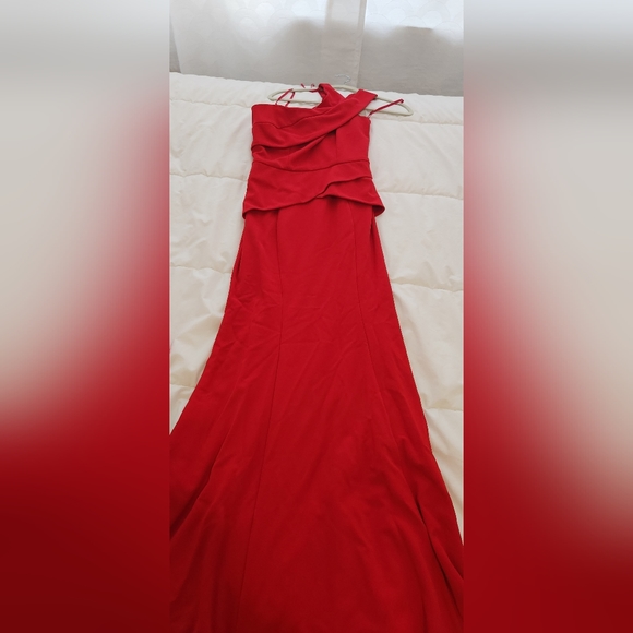 COPY - MELANIE LYNE MAXI RED DRESS SIZE 6 LIKE NEW! - Picture 14 of 16